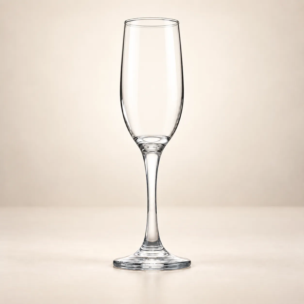 Clear Glass Champagne Flute 6oz