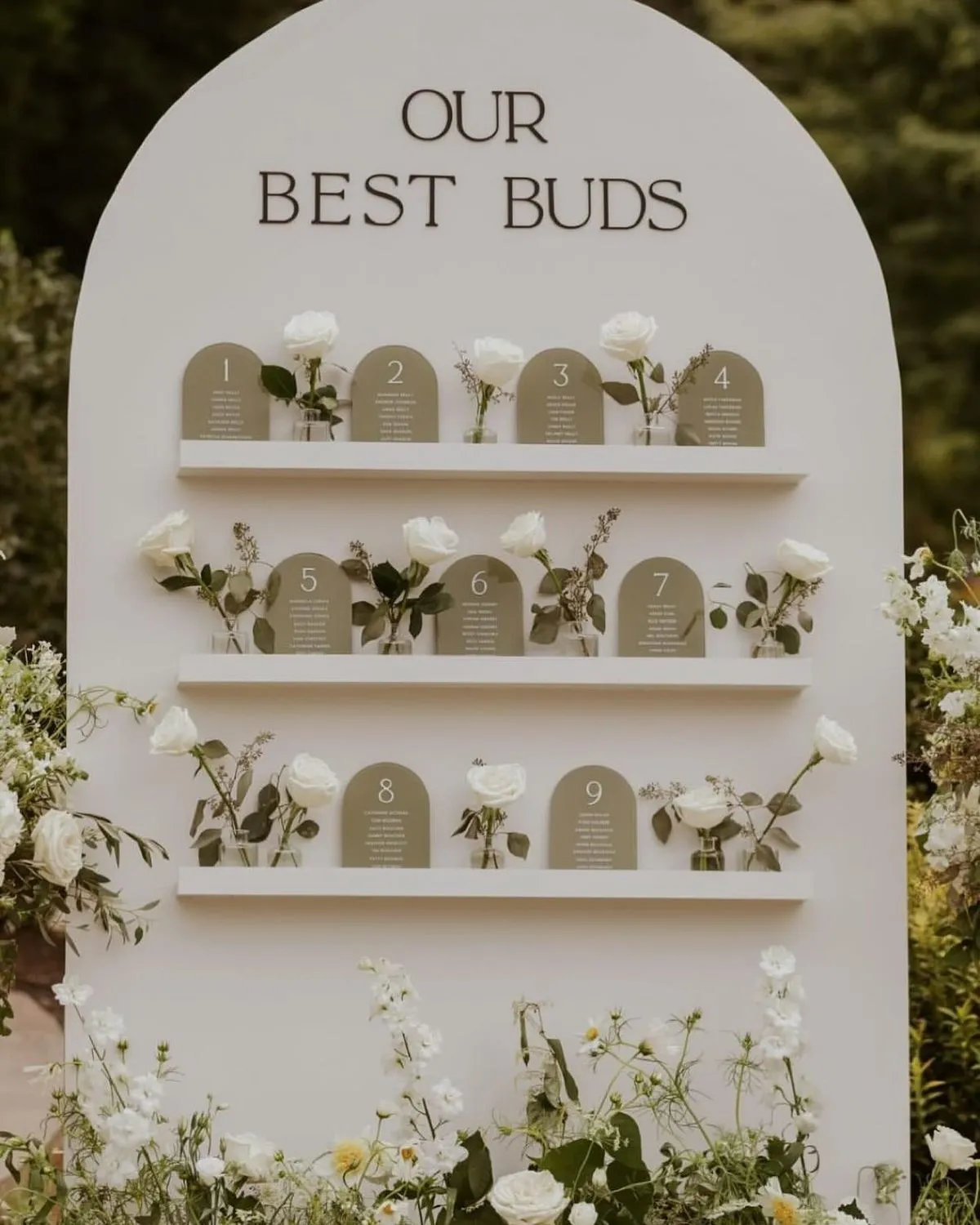 Best Buds Seating Chart