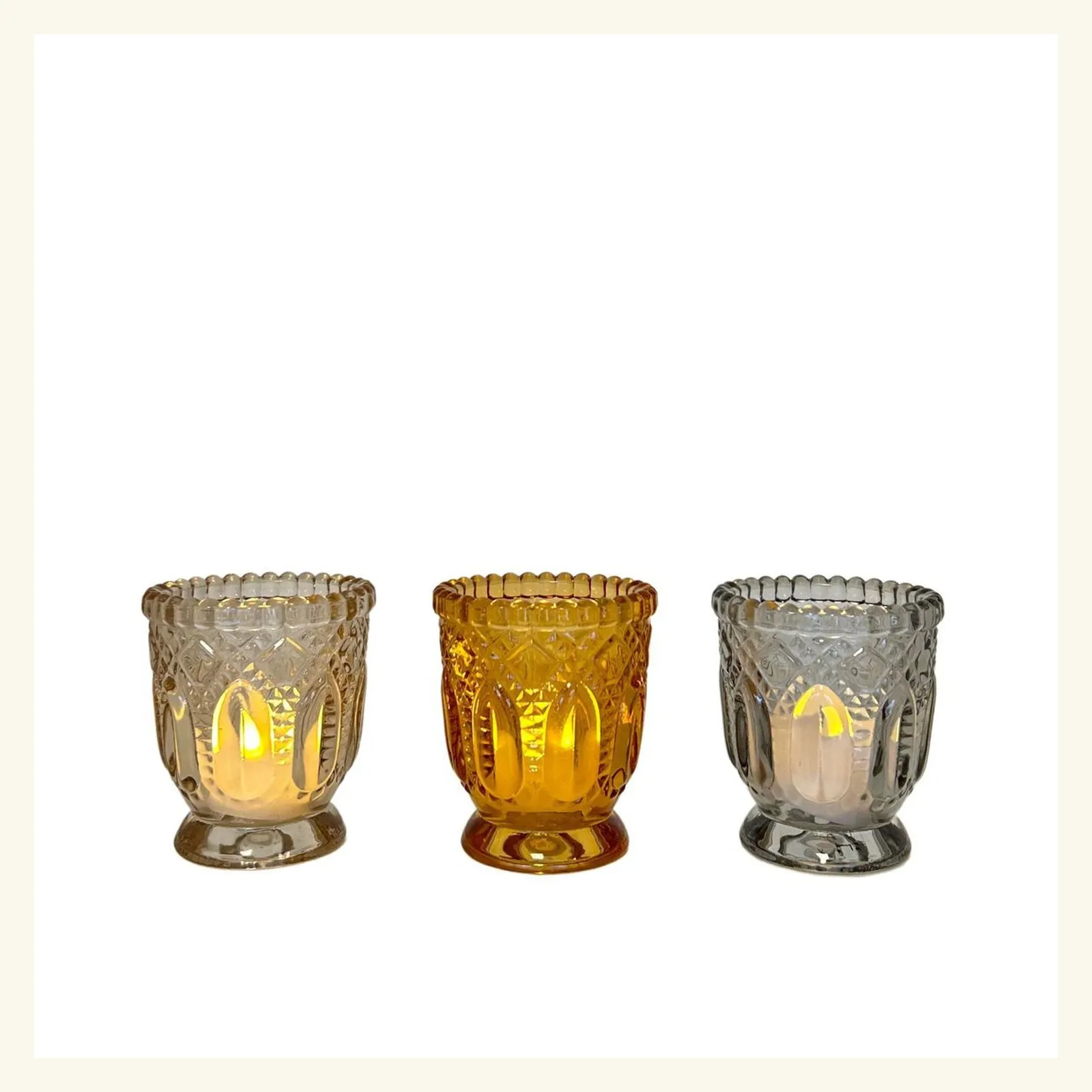 Earthtone Votive Candle Holder
