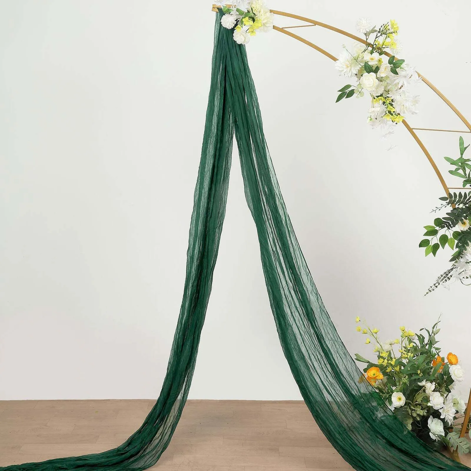 Emerald Cheesecloth Drapery 20ft