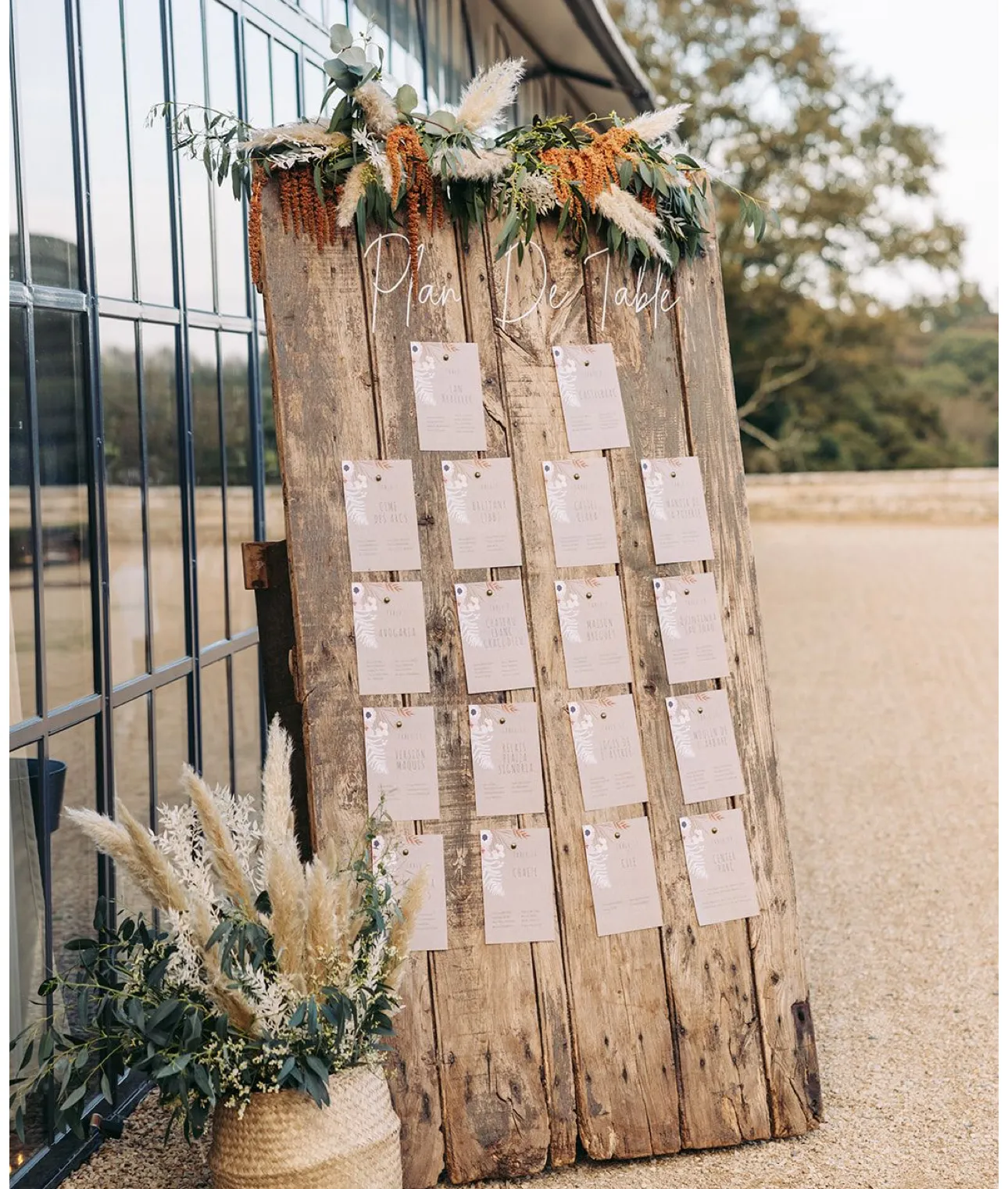 Wood Seating Chart