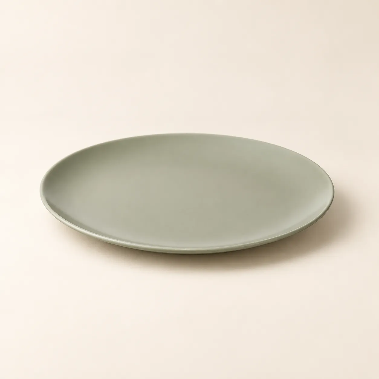 Matte Green Salad Plate 8"