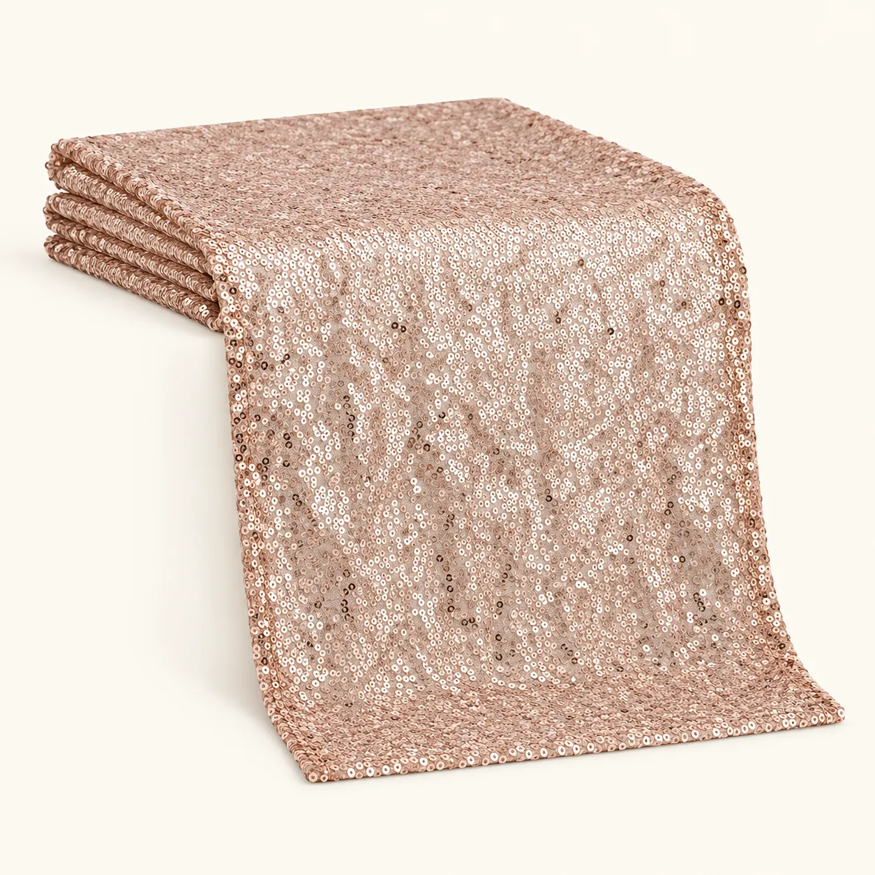 Rose Gold Sequin Runner 9ft
