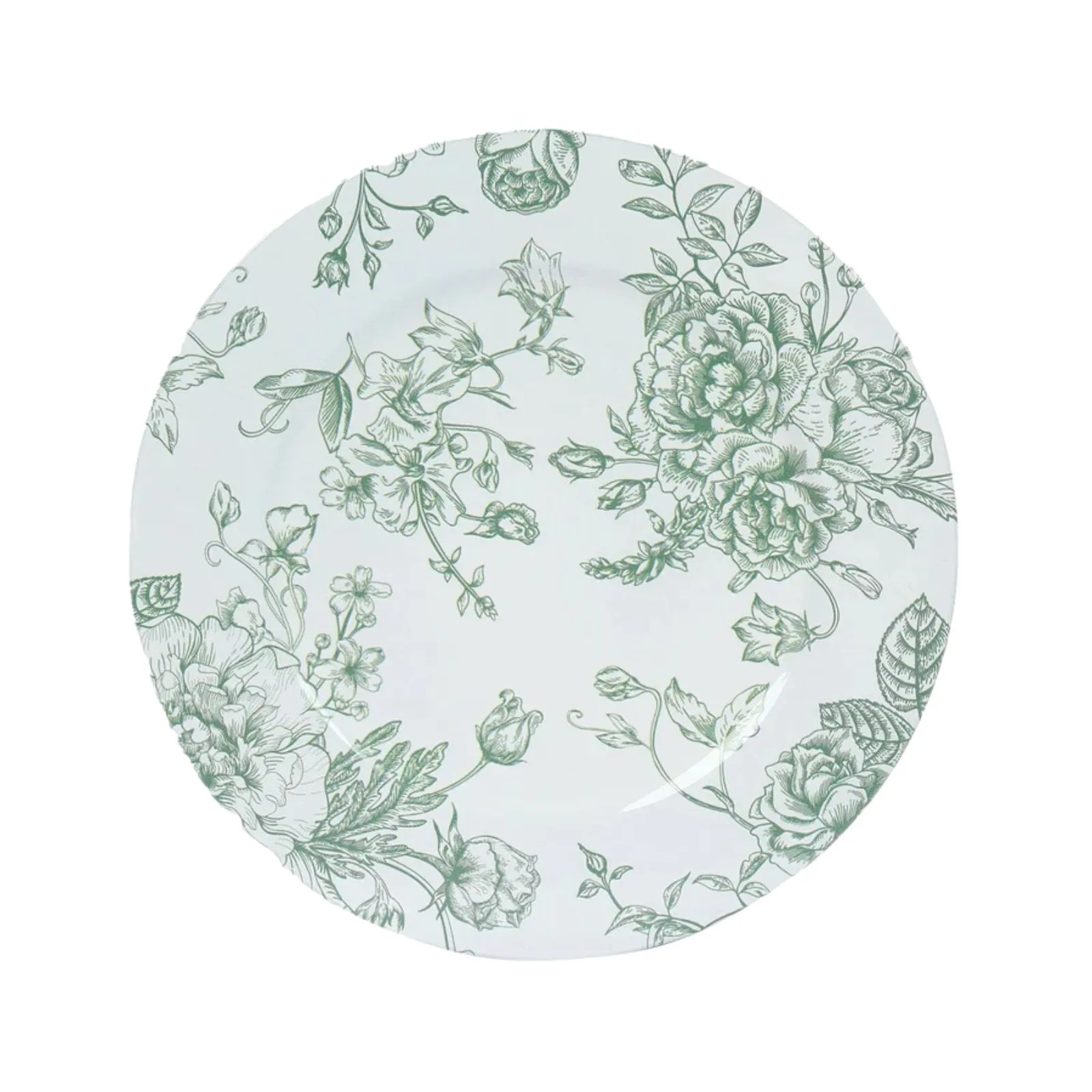 Green Blossom Charger