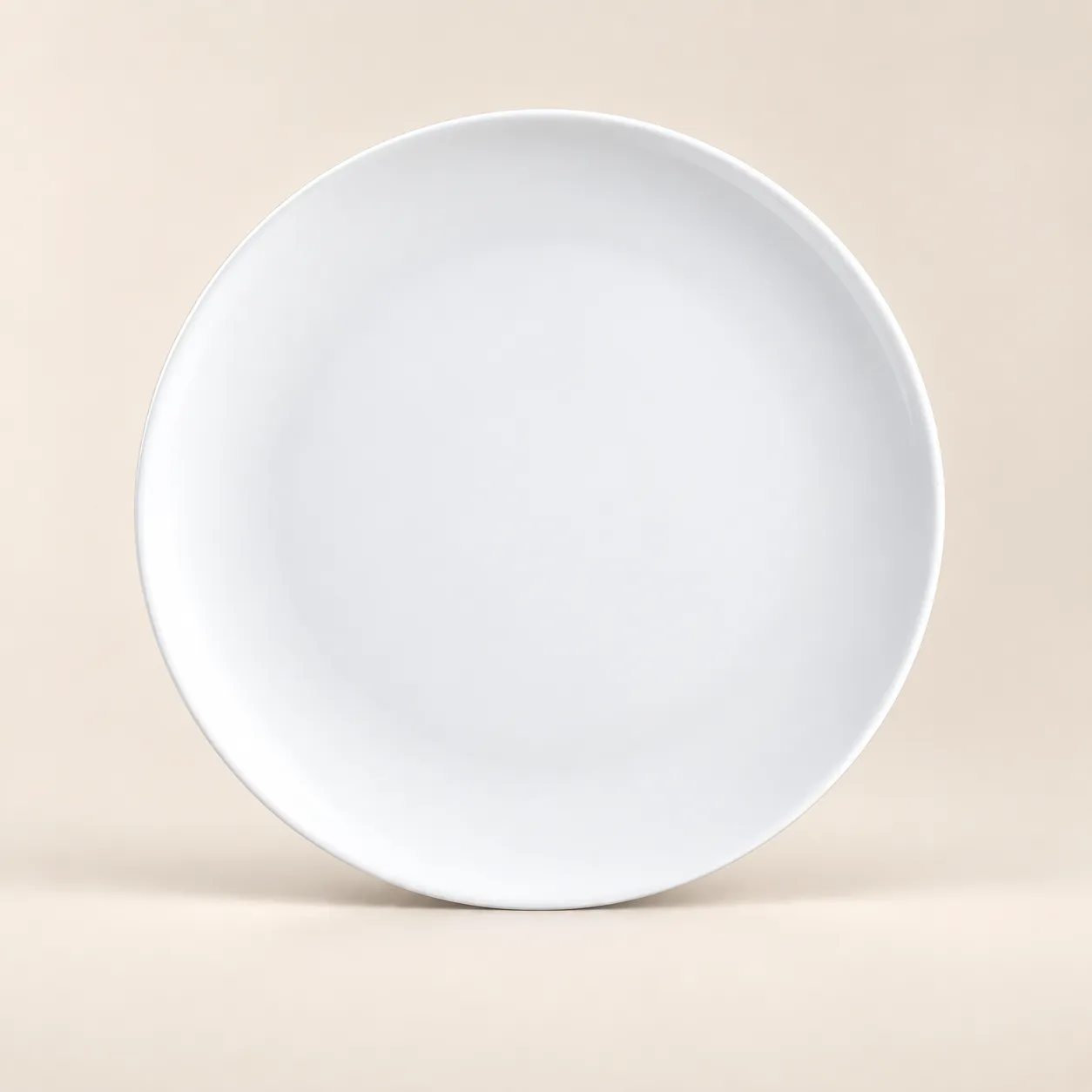 White Melamine Appetizer Plate