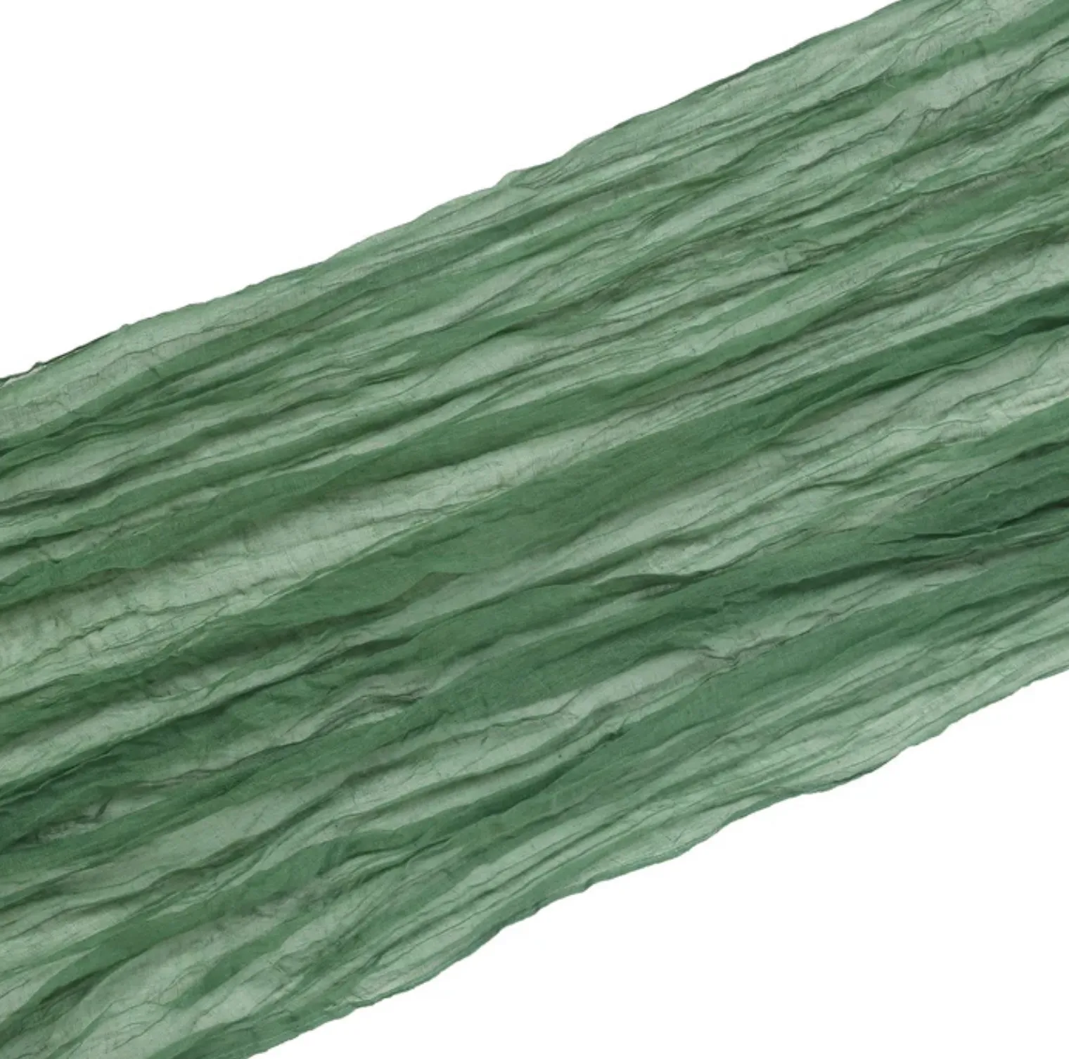 Olive Green Cheesecloth Runner 5ft