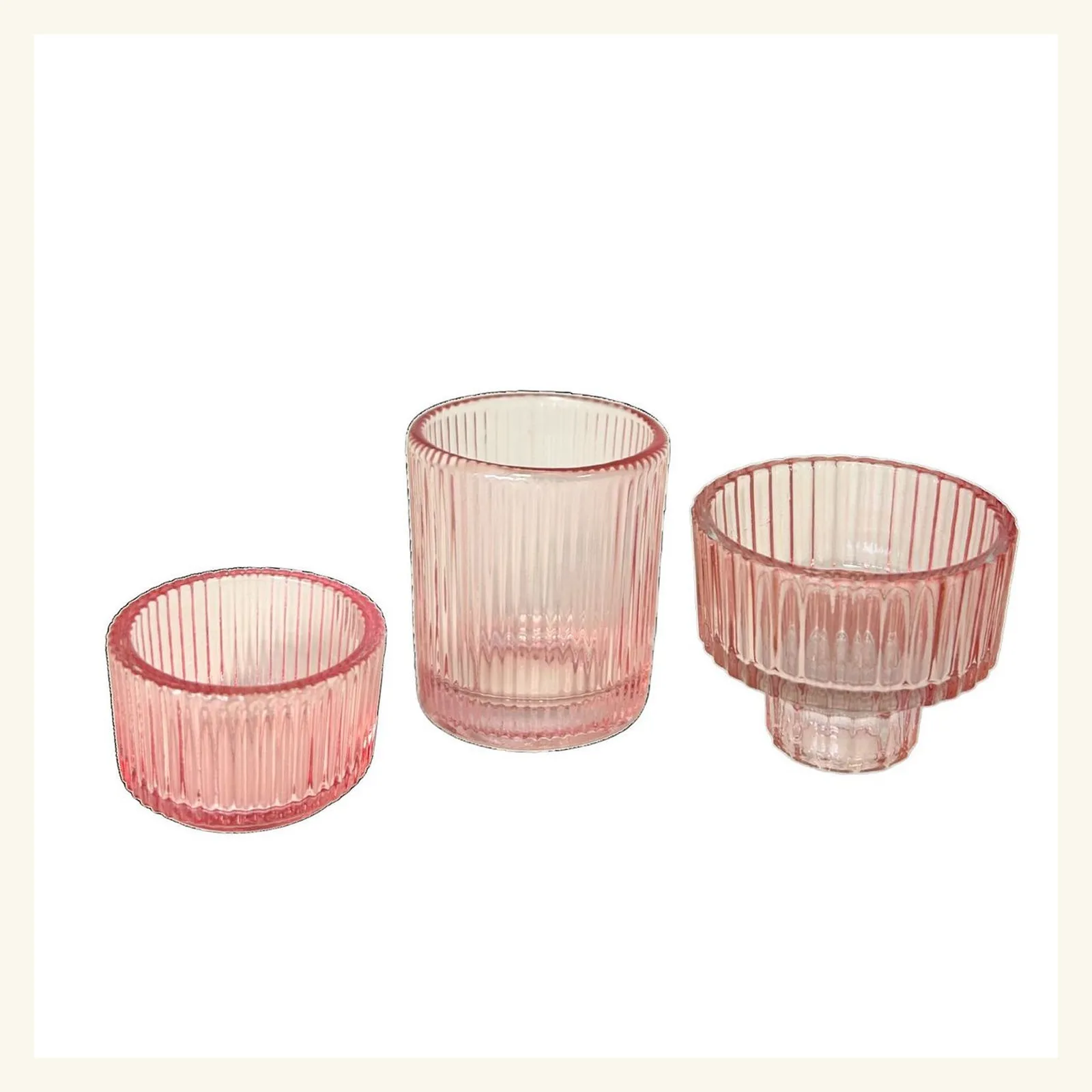Pink Tealight Candle Holder