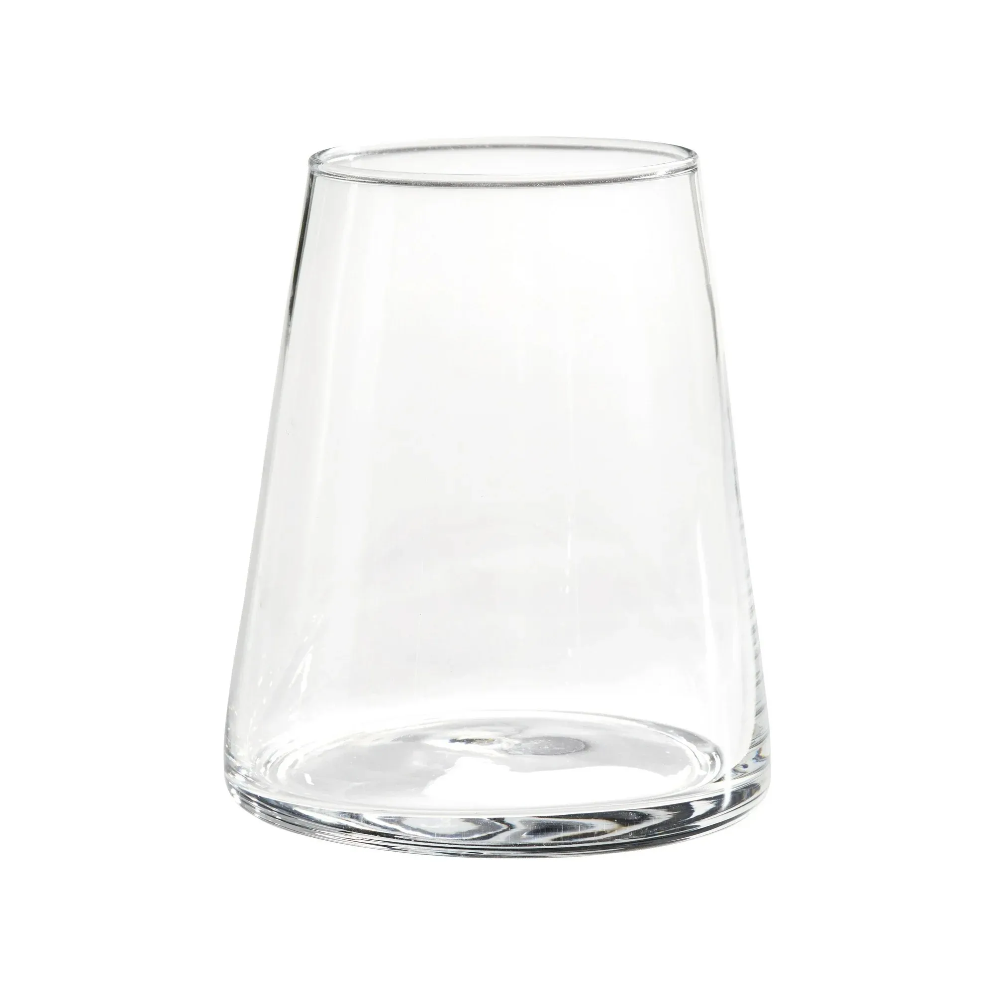 Flared Stemless Wine Glass