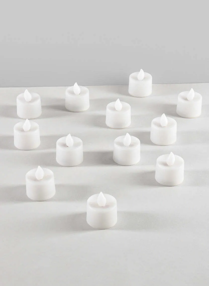 Small White Votive Flameless Candle