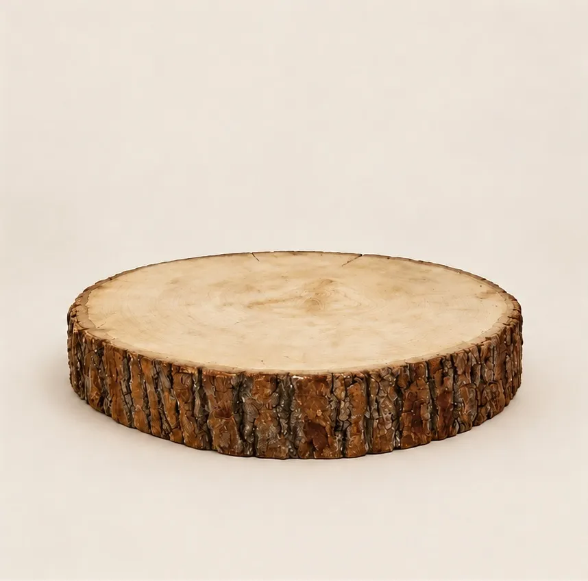 Wood Round Cake Stand