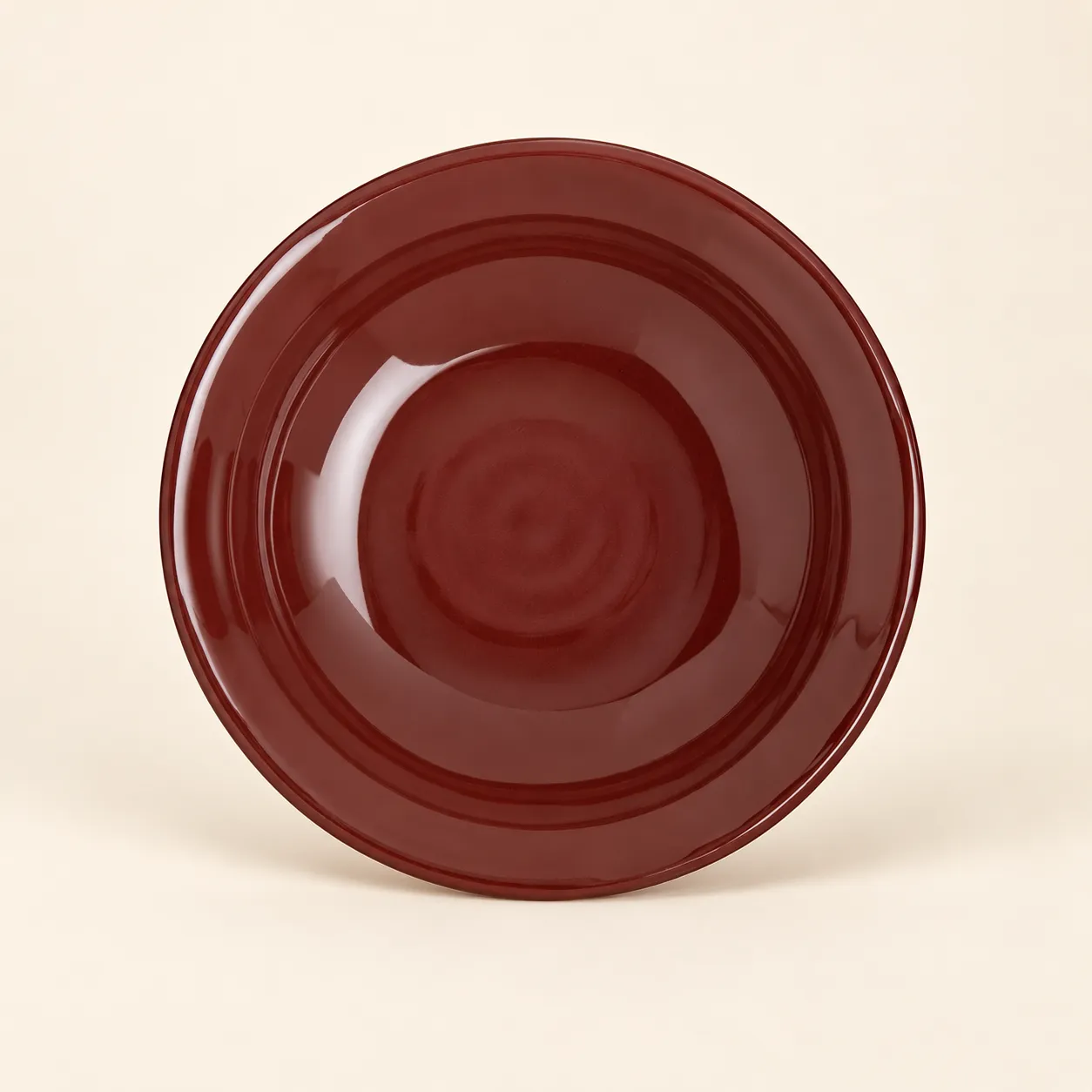Burgundy Dinner Plate 10"