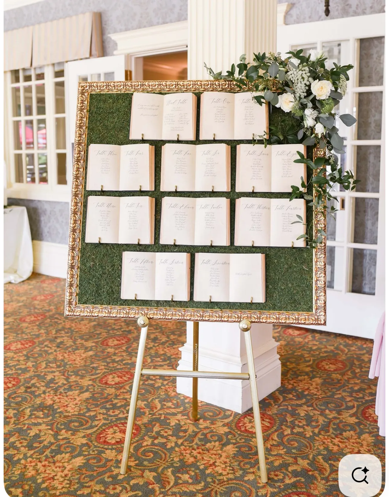 Open Book Seating Chart