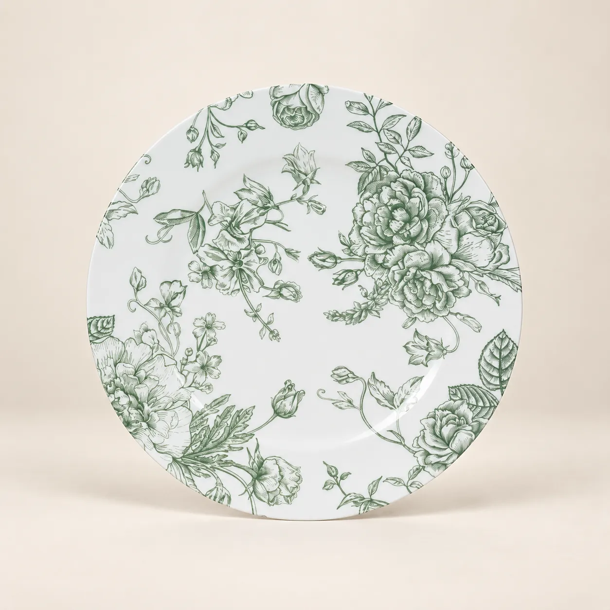 Green Blossom Charger