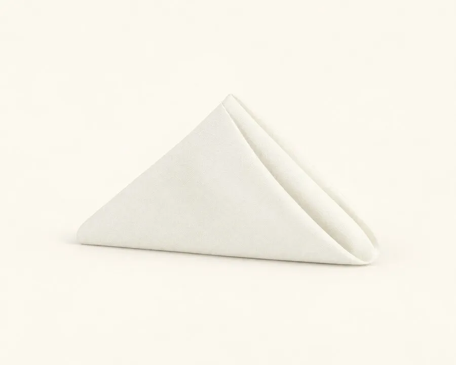 Ivory Polyester Napkin 17"x17"