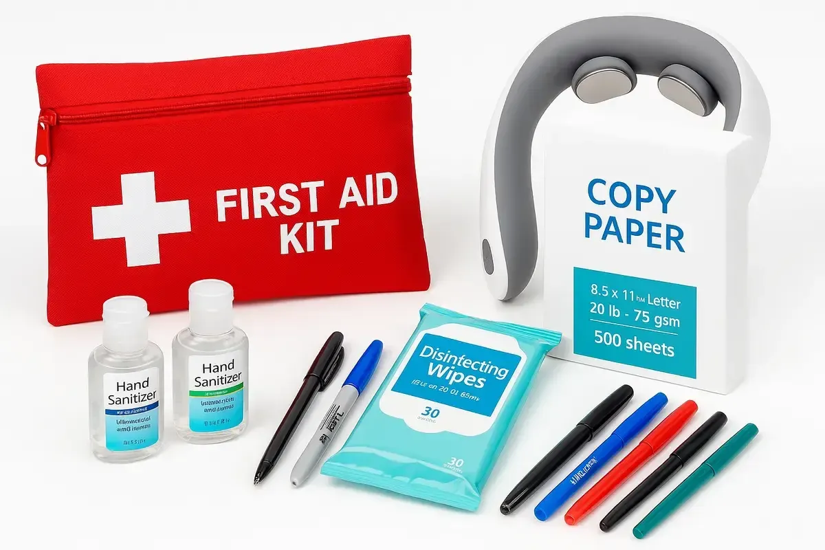 Office, Wellness & Cleaning Supplies Collation (NASH)