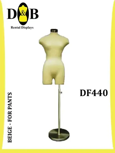DF440 Dress Form Beige, Size 6/8, Female 