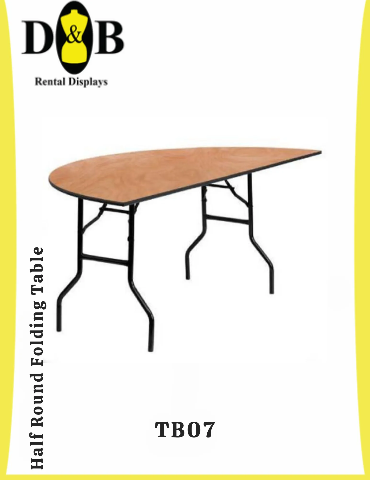 Half Round Folding Table (NYC)