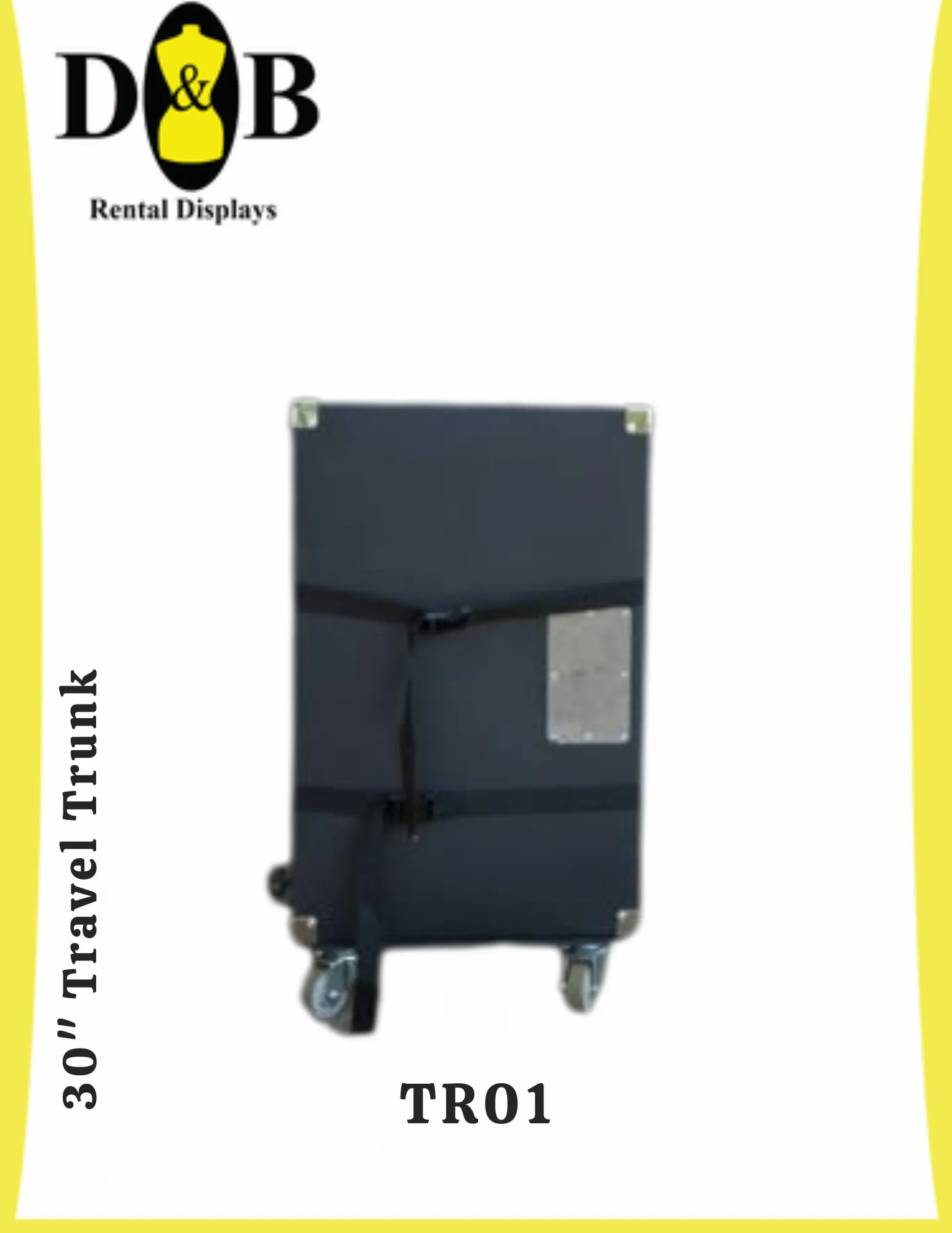 30" Hard Fiber Travel Trunk