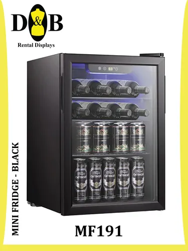 MINI FRIDGE BLACK (MF191) (NASH)