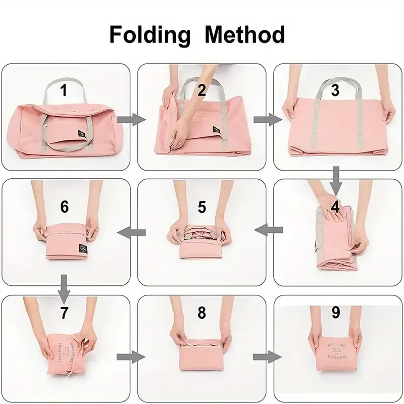 1pc Travel Storage Bag-Pink (LAS)