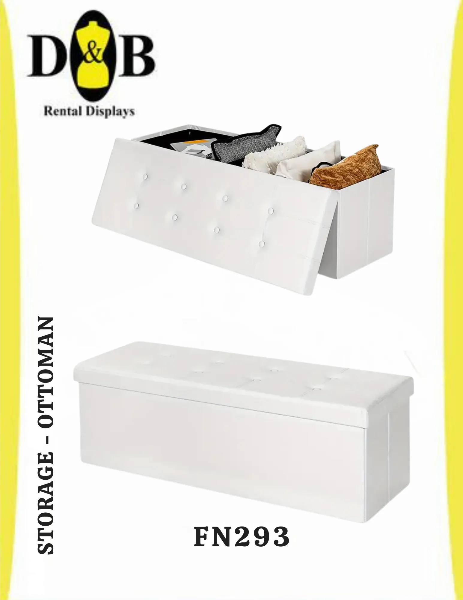 Storage-Ottoman (FN293) (NYC)