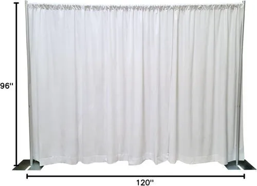 Portable Pipe and Drape Backdrop (white) (NASH)