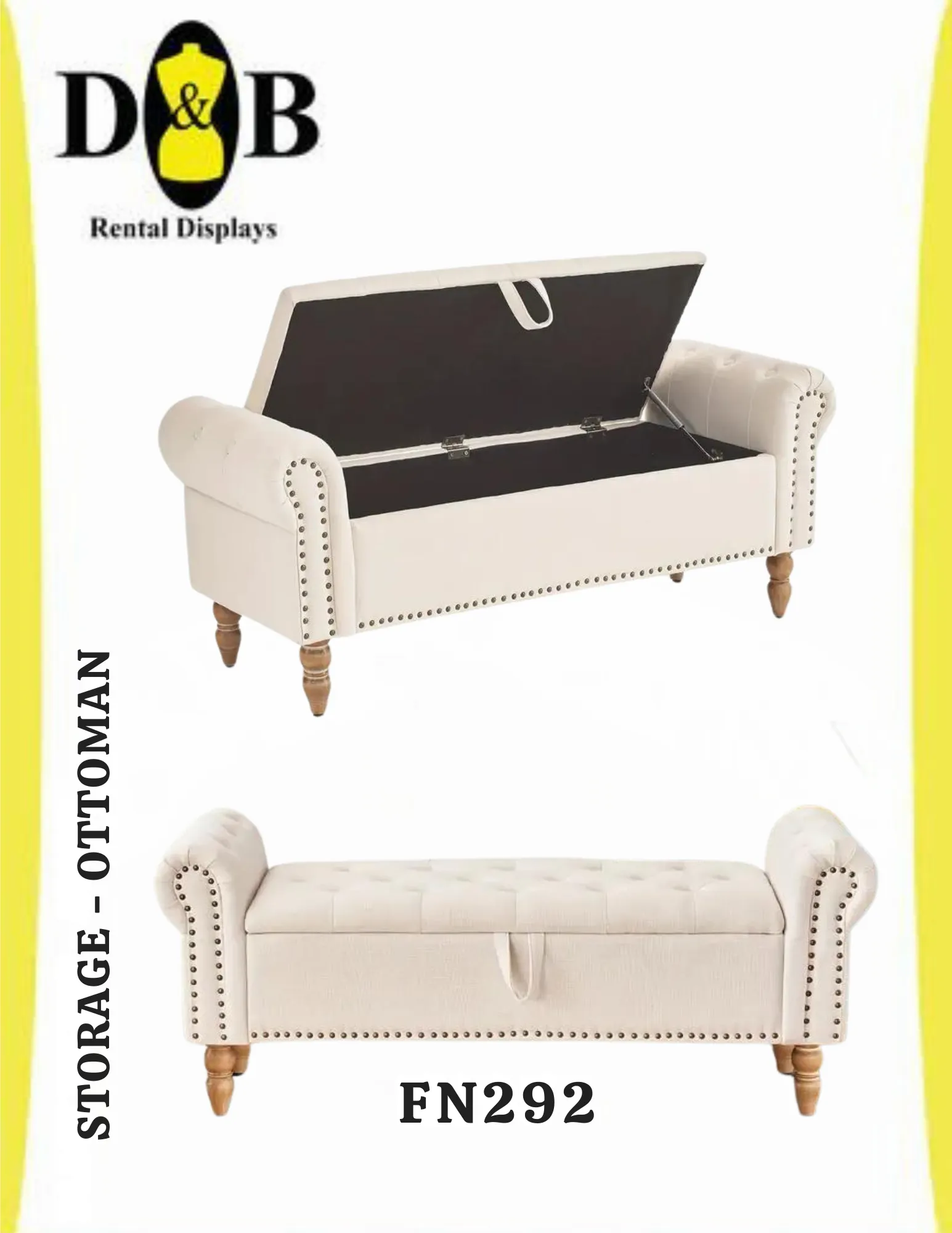 Storage-Ottoman (FN292) (NYC)