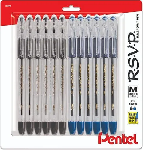 Pentel Medium Point Ballpoint Pens (12-Pack) (NYC)