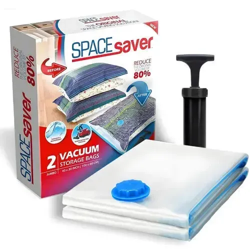 Space Saver Jumbo Vacuum Storage Bags ( 2 Pack ) (NASH)
