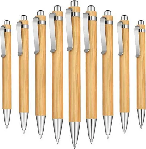 Eco-Friendly Wooden Ballpoint Pens (12-Pack) (NYC)