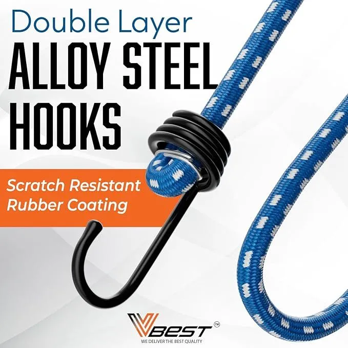 Heavy Duty Bungee Cords with Hooks (LAS)