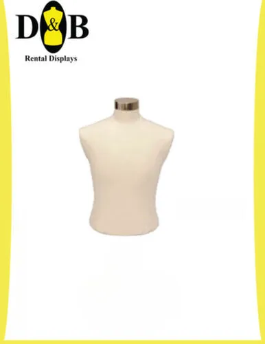 A- Dress Form-Table Top (For Shirt), Beige, Male, DF462 (LAS)
