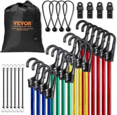 32pcs Bungee Cords Assortment (NYC)