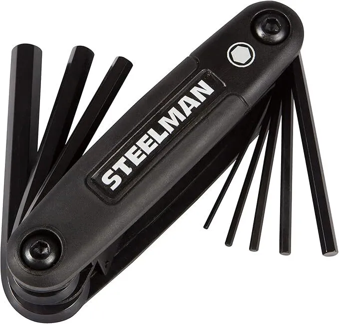 Steelman Portable Folding Hex Key Wrench Metric Multi-Tool (LAS)