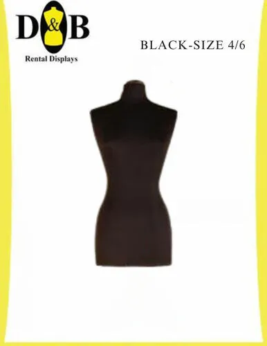 A-Dress Form, Black, Size 4/6, Female (NYC)  