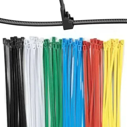 12 Inch Reusable Zip Ties Multicolor (600 Pack) (NASH)