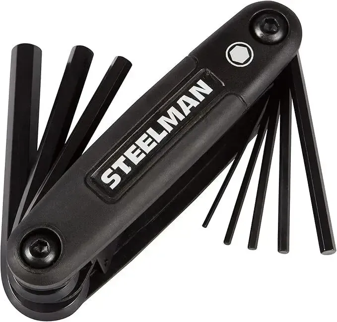 Steelman Portable Folding Hex Key Wrench Metric Multi-Tool (NASH)