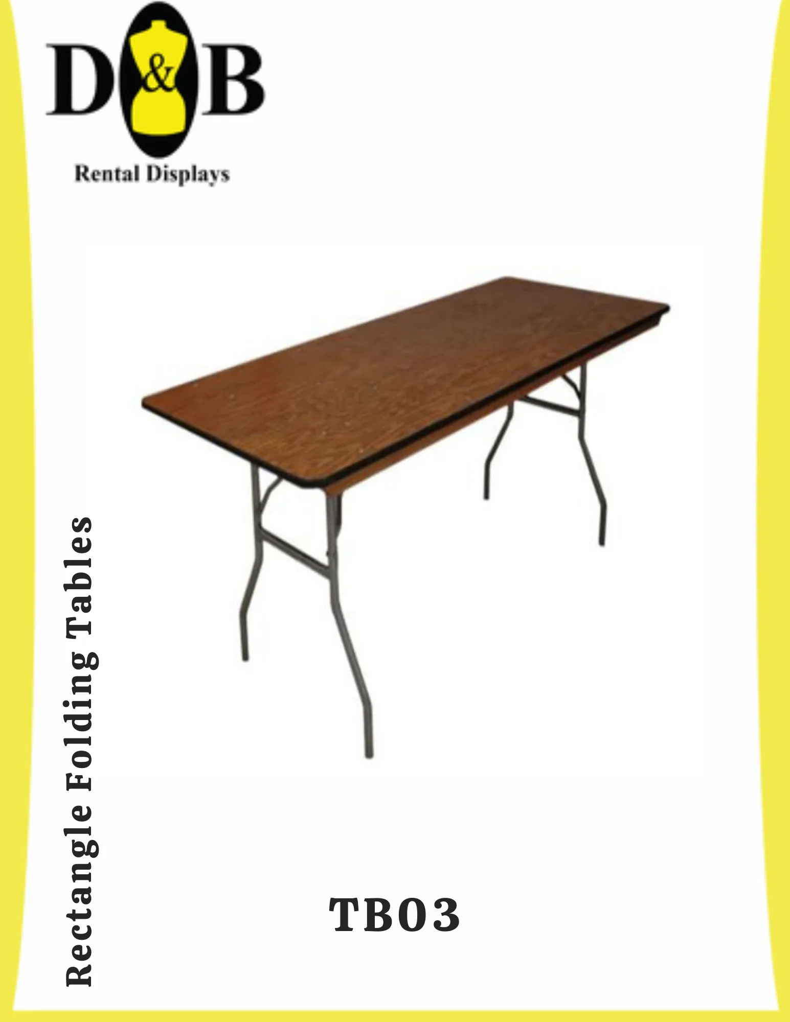 Rectangle Folding Tables (NYC)