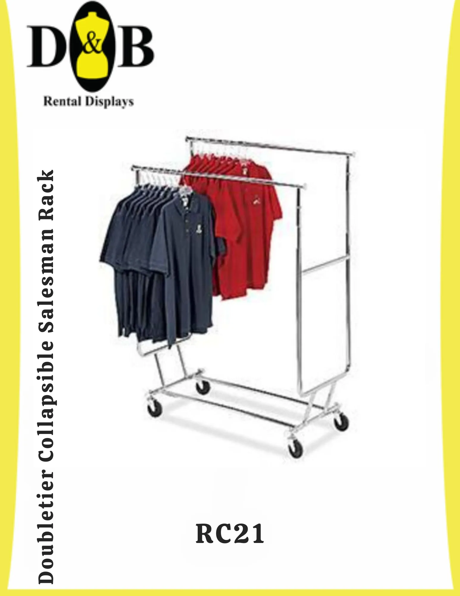 Doubletier Collapsible Salesman Rack (NYC)