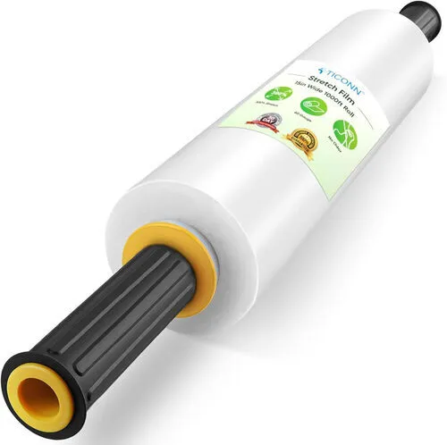 TICONN Clear Wrap with Handles (15"x1000') Don’t wait—Pre-order your shipping supplies today and let D&B handle the delivery to your booth! (NYC)