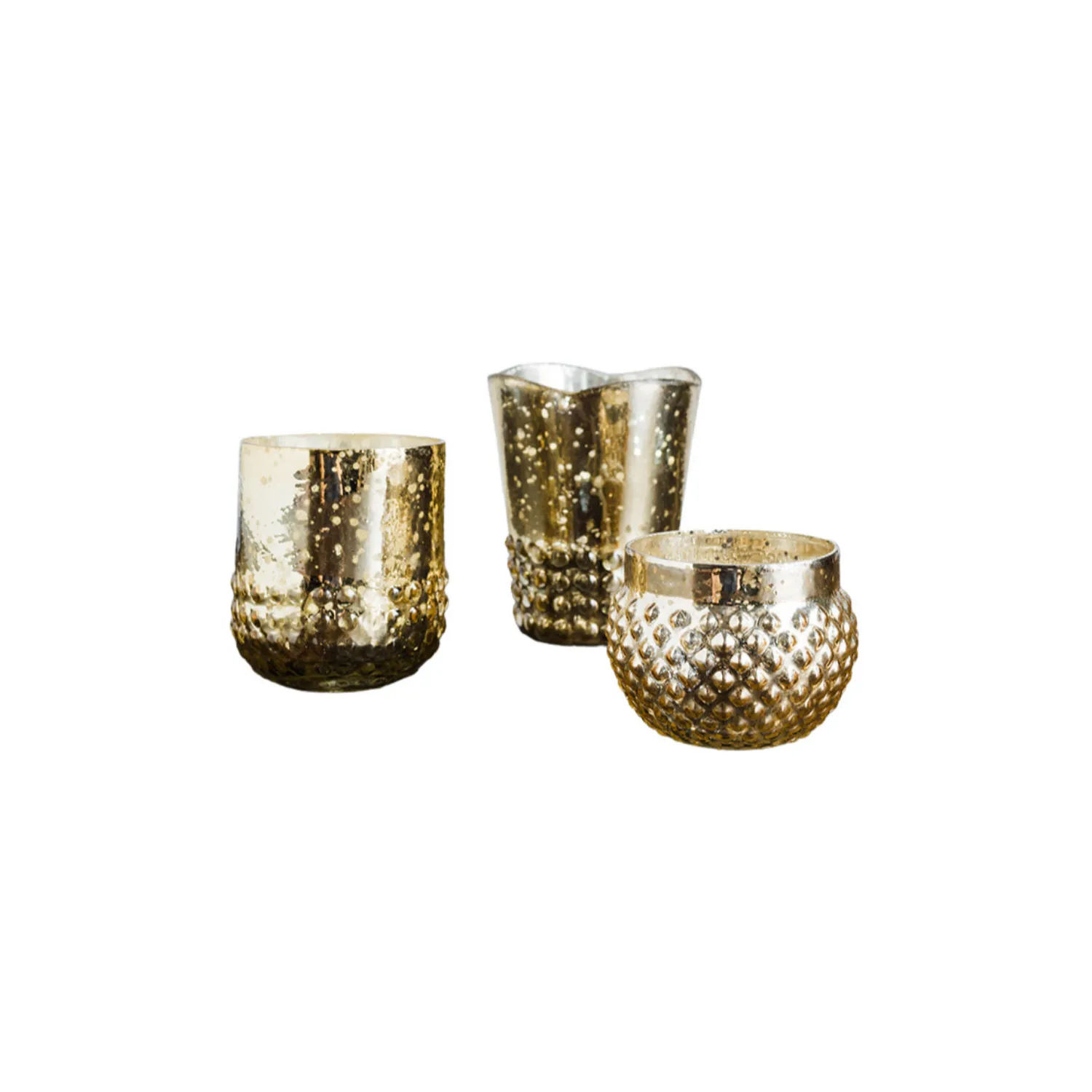 Gold Pearled Votives