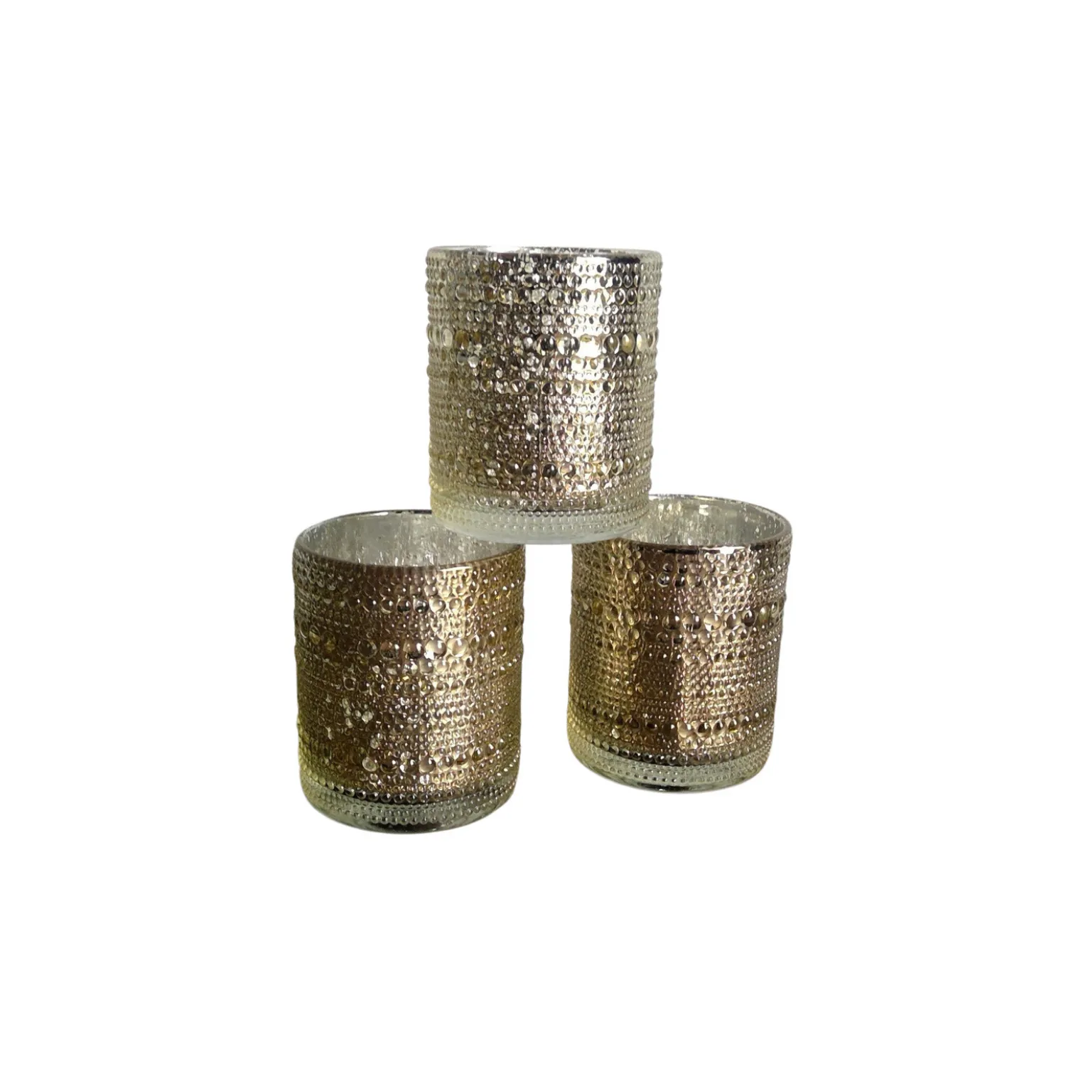 Large Gold Bubble Votives