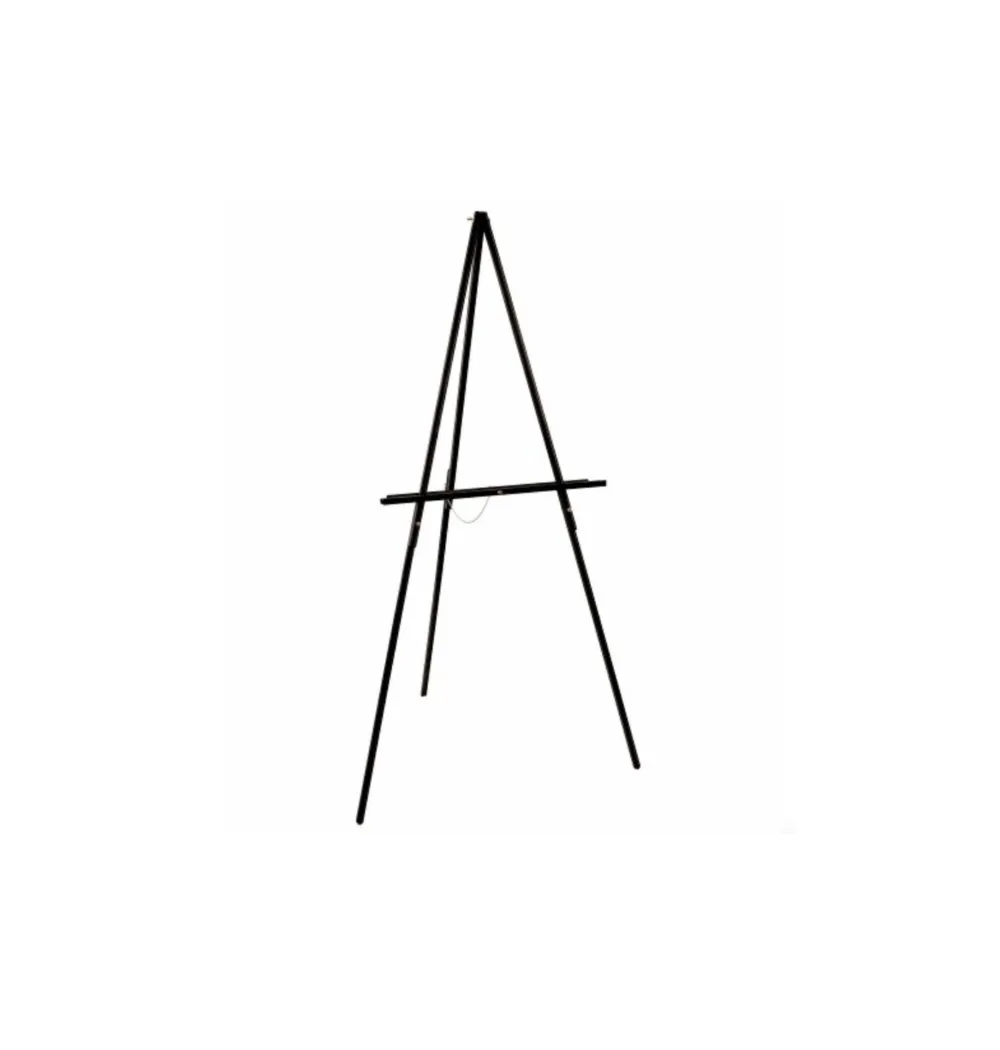 Large Black Wooden Easel 