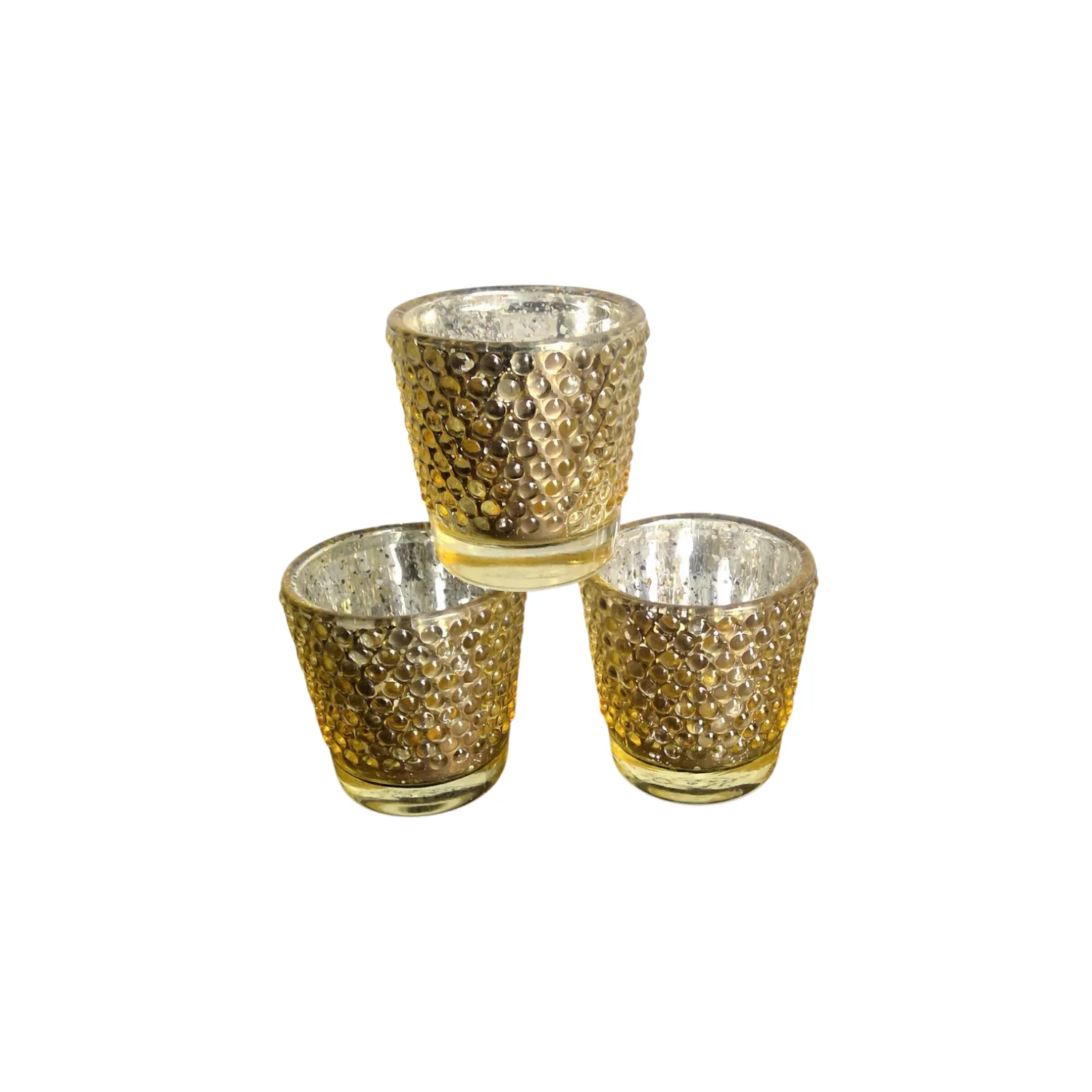 Small Gold Bubble Votives 
