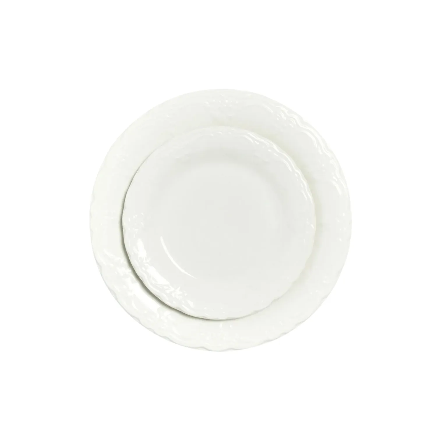 French Ivory Plate