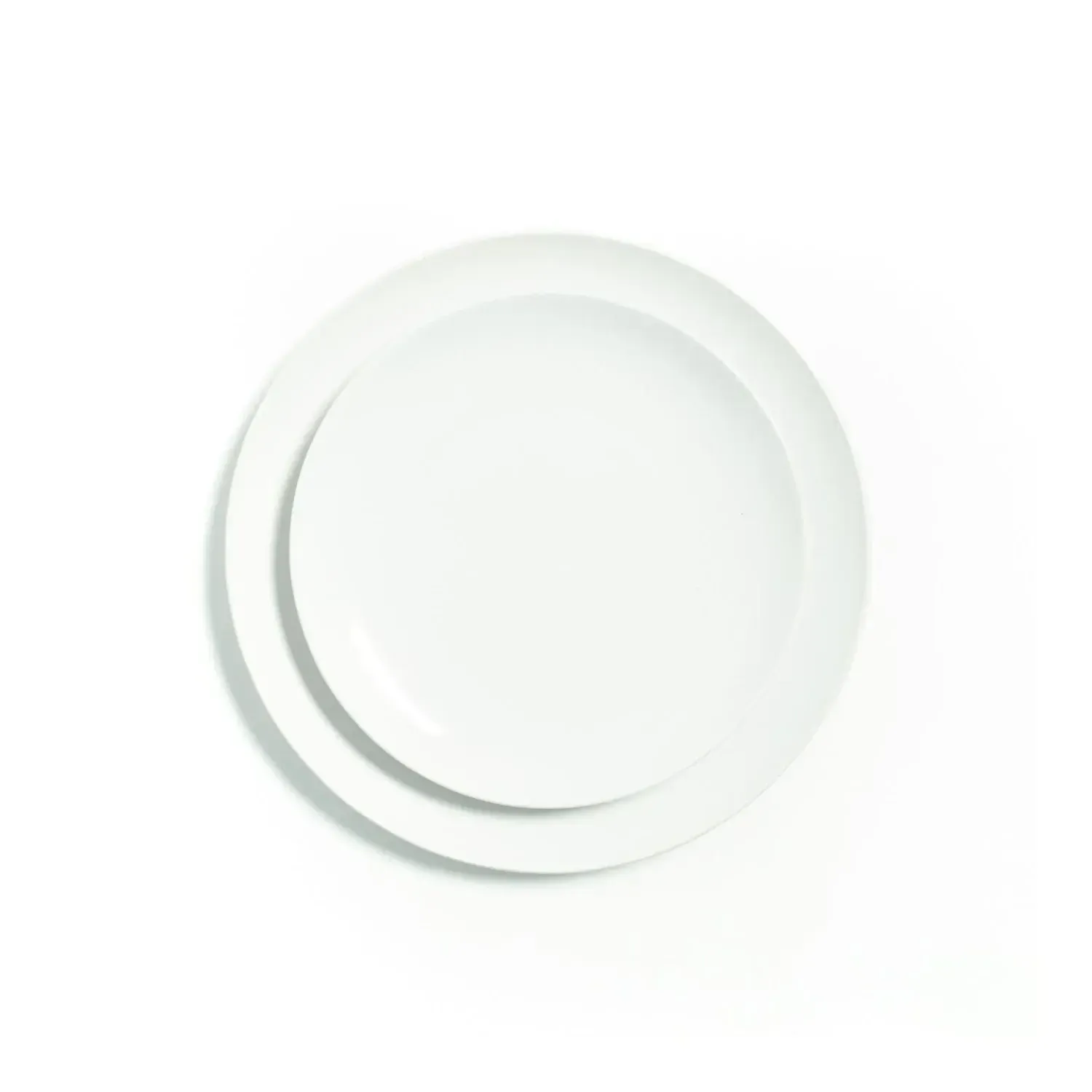 Modern White Coupe Plate