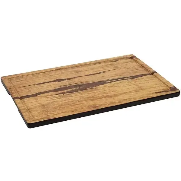 Wood Grain Melamine Serving Platter