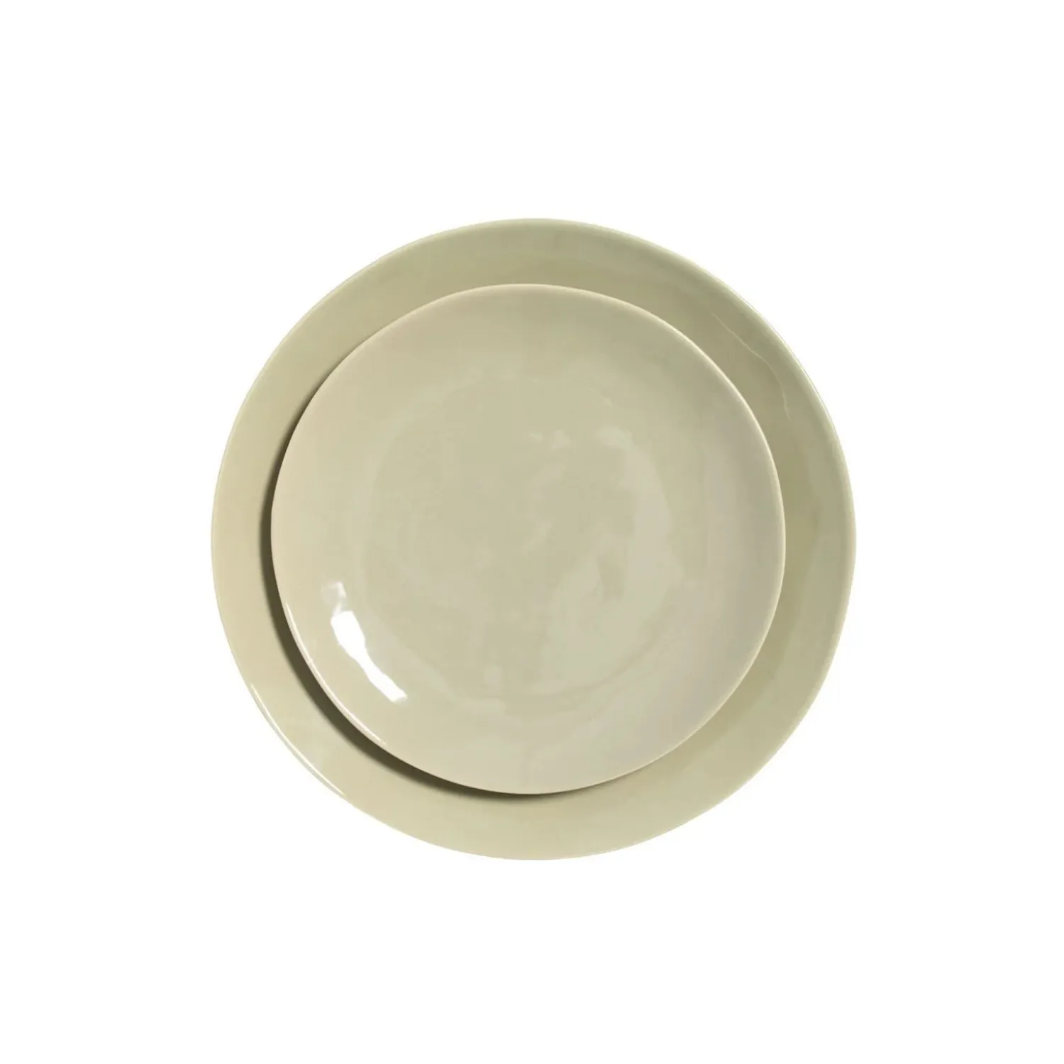 Taupe Stoneware Plate