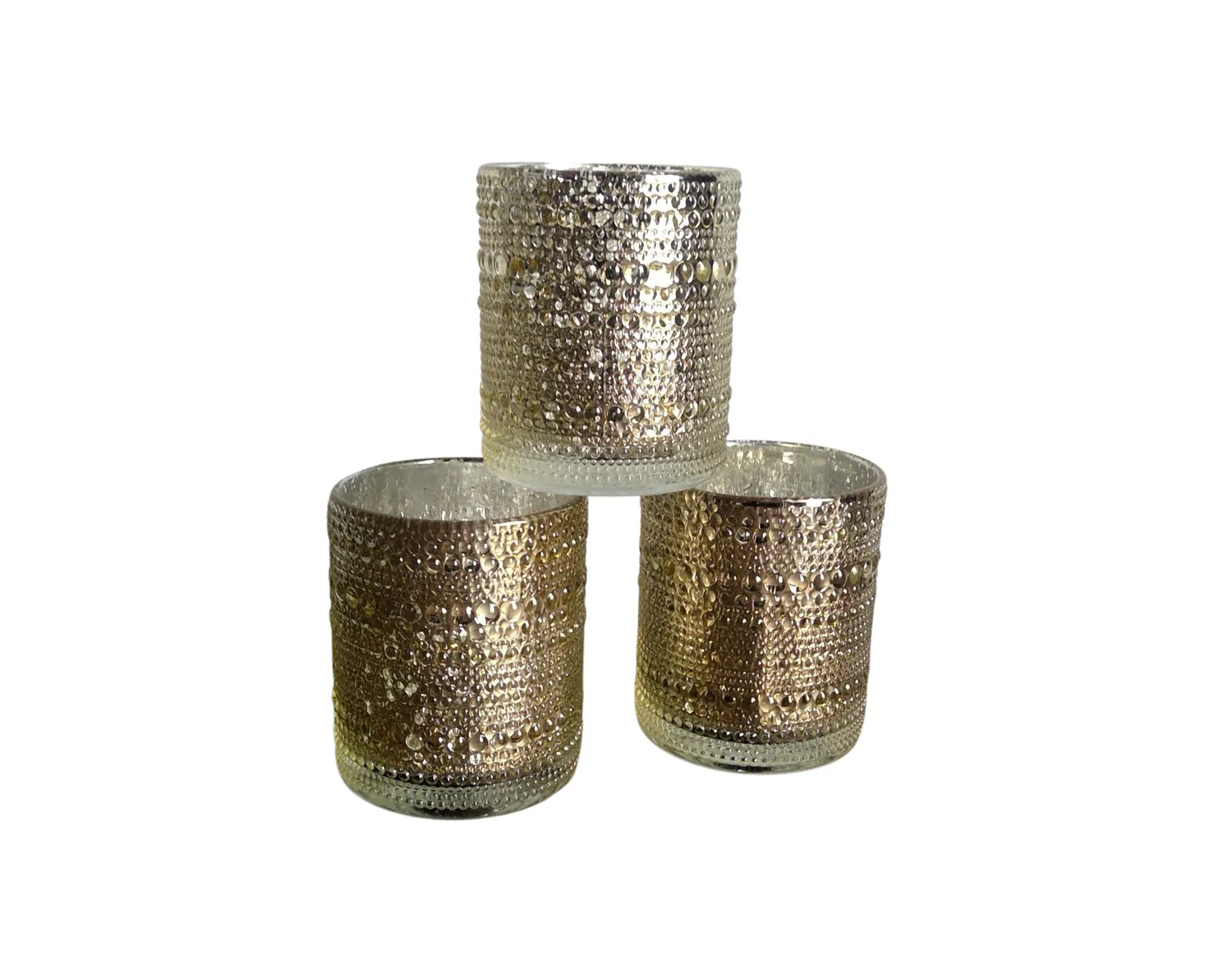 Large Gold Bubble Votives