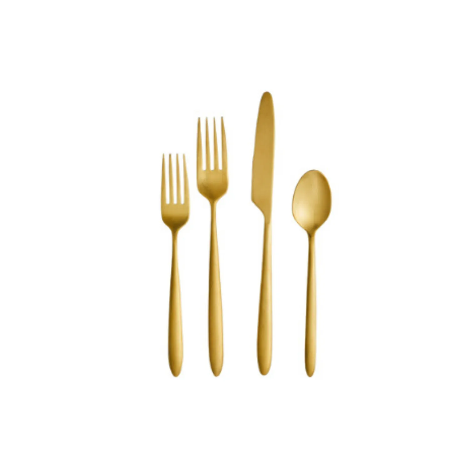 Brushed Gold Flatware